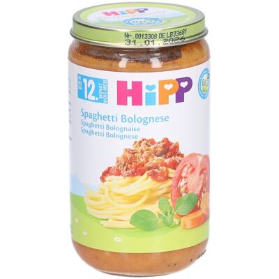 Hipp Kleiner Topf Spaghetti Bolognese bio nach 12 Monaten 250 g Hipp Kleiner Topf Spaghetti Bolognese bio nach 12 Monaten 250 g