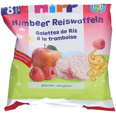 Hipp Reiswaffeln mit Himbeergeschmack ab 10 Monaten 30 g Hipp Reiswaffeln mit Himbeergeschmack ab 10 Monaten 30 g