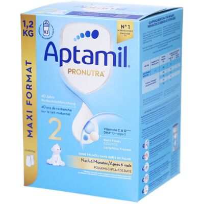 cm_main_brand_250 Aptamil Folgemilch 2 Pronutra nach dem 6. Monat 1.2 kg cm_main_brand_250 Aptamil Folgemilch 2 Pronutra nach dem 6. Monat 1.2 kg
