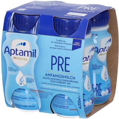 Aptamil® Pre Anfangsmilch trinkfertig 0.8 l Aptamil® Pre Anfangsmilch trinkfertig 0.8 l