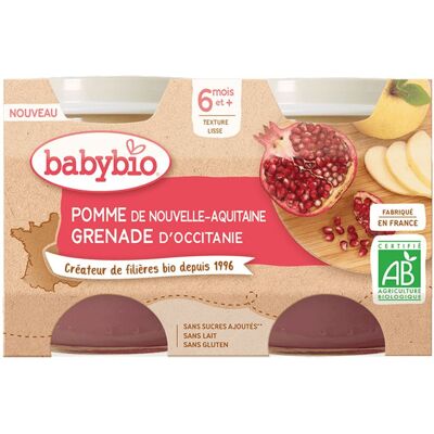 Babybio Gläschen Apfel Granatapfel 0.26 kg Babybio Gläschen Apfel Granatapfel 0.26 kg