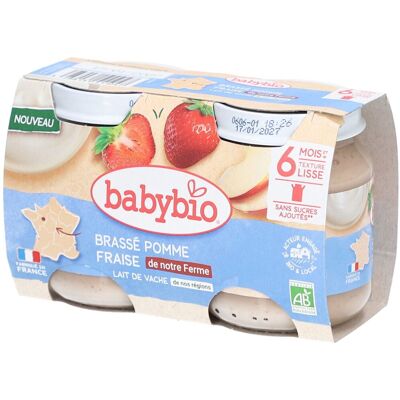 Babybio Brassé Apfel-Erdbeere 0.26 kg Babybio Brassé Apfel-Erdbeere 0.26 kg