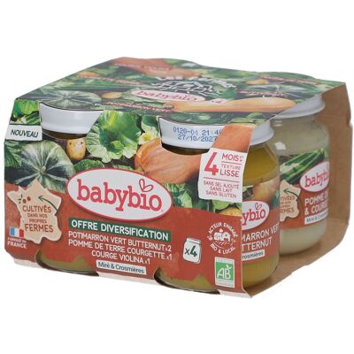 pdmtobemaintained Babybio Gemüse Multipack ab 4 Monaten 4 x 130 g 0.52 kg pdmtobemaintained Babybio Gemüse Multipack ab 4 Monaten 4 x 130 g 0.52 kg
