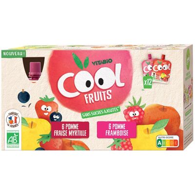 pdmtobemaintained Vitabio Cool Fruits Bio Multigeschmack 2 Sorten in 12 Quetschbeuteln 1.08 kg pdmtobemaintained Vitabio Cool Fruits Bio Multigeschmack 2 Sorten in 12 Quetschbeuteln 1.08 kg
