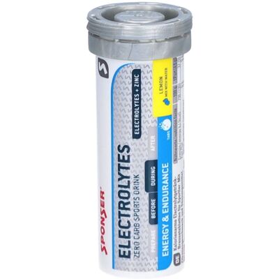 Sponser® Electrolytes, Zitrone 10 ct Sponser® Electrolytes, Zitrone 10 ct