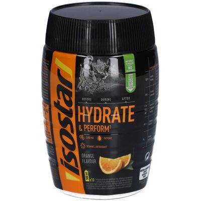 Isostar Hydrate & Perform Orange – Isotonisches Sportgetränkepulver 0.4 kg Isostar Hydrate & Perform Orange – Isotonisches Sportgetränkepulver 0.4 kg