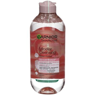 Garnier Mizellares Reinigungswasser mit Rosenwasser 0.4 l Garnier Mizellares Reinigungswasser mit Rosenwasser 0.4 l