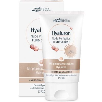 medipharma cosmetics Hyaluron Nude Perfection Getöntes Fluid heller Hauttyp LSF 20 50 ml medipharma cosmetics Hyaluron Nude Perfection Getöntes Fluid heller Hauttyp LSF 20 50 ml