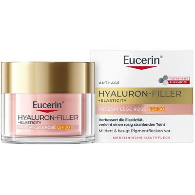 Eucerin® Hyaluron-Filler +Elasticity Tagespflege Rosé LSF 30 – Rosé-Tagescreme für einen frischen Teint 50 ml Eucerin® Hyaluron-Filler +Elasticity Tagespflege Rosé LSF 30 – Rosé-Tagescreme für einen frischen Teint 50 ml