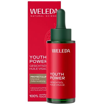 Weleda Youth Power Gesichtsöl Granatapfel – 7 Bio-Pflanzenöle für Anti-Aging 30 ml Weleda Youth Power Gesichtsöl Granatapfel – 7 Bio-Pflanzenöle für Anti-Aging 30 ml