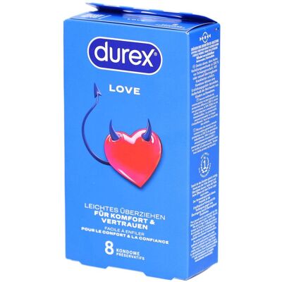 Durex Love Kondom 8 ct Durex Love Kondom 8 ct