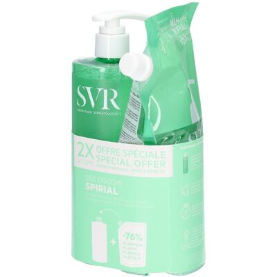 SVR Spirial Deo-Duschgel + Nachfüllpackung 0.8 l SVR Spirial Deo-Duschgel + Nachfüllpackung 0.8 l