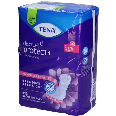 Tena Discreet Maxi Night – 12 Stück 12 ct Tena Discreet Maxi Night – 12 Stück 12 ct