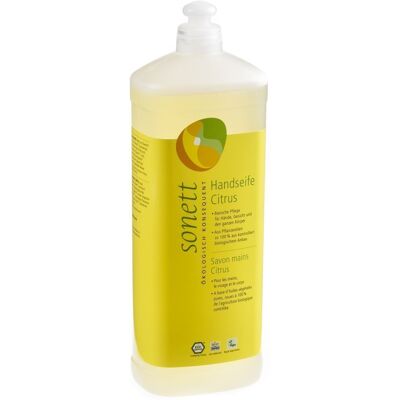 sonett Flüssigseife für Hände, Gesicht & Körper Citrus 1 l sonett Flüssigseife für Hände, Gesicht & Körper Citrus 1 l