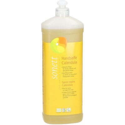 Sonett Flüssigseife Hände, Gesicht & Körper Calendula 1 l Sonett Flüssigseife Hände, Gesicht & Körper Calendula 1 l
