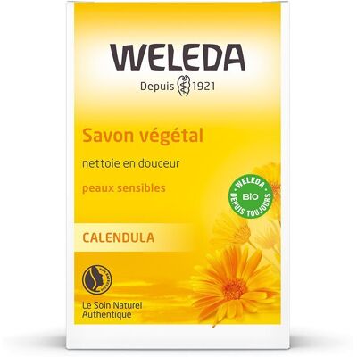 Weleda Calendula Sensitiv Haut Bio Pflanzenseife - 100g Weleda Calendula Sensitiv Haut Bio Pflanzenseife - 100g