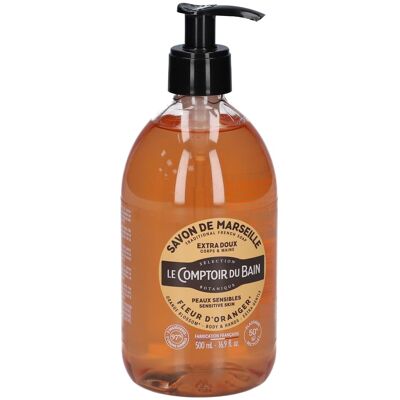 LE COMPTOIR DU BAIN Marseille-Seife mit Orangenblüte 500ml LE COMPTOIR DU BAIN Marseille-Seife mit Orangenblüte 500ml