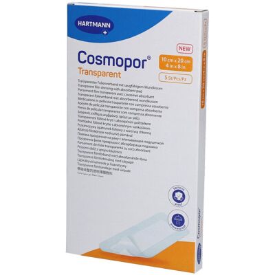 Hartmann Cosmopor transparent 10x20cm steril - Erste Hilfe Verband Hartmann Cosmopor transparent 10x20cm steril - Erste Hilfe Verband