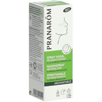 Pranarom Aromaforce Spray Nasal Décongestionant bio 15 ml Pranarom Aromaforce Spray Nasal Décongestionant bio 15 ml