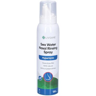 Livsane Hypertonisches Meerwasserspray für die Nase 120 ml Livsane Hypertonisches Meerwasserspray für die Nase 120 ml