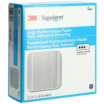 3M Tegaderm Nicht haftender hydrocellulärer Verband 10 x 10 cm 10 ct 3M Tegaderm Nicht haftender hydrocellulärer Verband 10 x 10 cm 10 ct