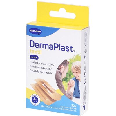 Dermaplast® Textil Family Pflastersortiment 32 ct Dermaplast® Textil Family Pflastersortiment 32 ct