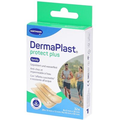 Dermaplast® Protect Plus Family Pflastersortimente 32 ct Dermaplast® Protect Plus Family Pflastersortimente 32 ct