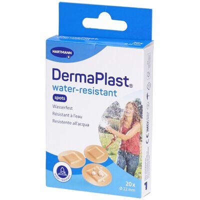 Dermaplast® Wasserfeste Pflaster, rund, Ø 22 mm 20 ct Dermaplast® Wasserfeste Pflaster, rund, Ø 22 mm 20 ct