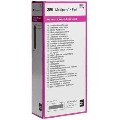 3M Medipore+Pad 10x25cm Wundkissen 5x20.5cm 25 Stk 25 ct 3M Medipore+Pad 10x25cm Wundkissen 5x20.5cm 25 Stk 25 ct