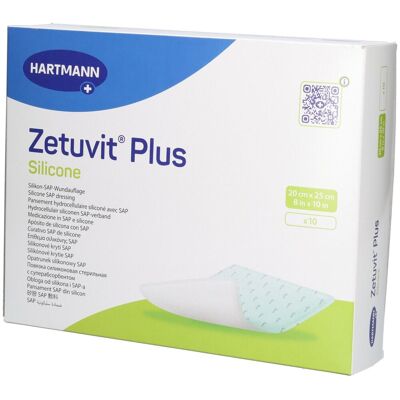 Hartmann Zetuvit Plus Silikon 20 x 25 cm 10 ct Hartmann Zetuvit Plus Silikon 20 x 25 cm 10 ct
