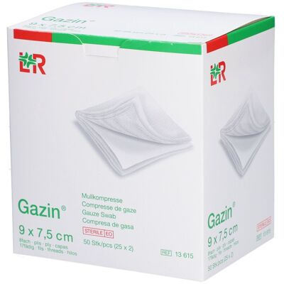 Gazin Mullkompressen 7.5x9cm 2 ct Gazin Mullkompressen 7.5x9cm 2 ct