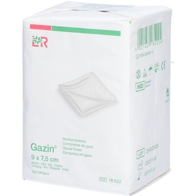 Gazin Mullkompressen 9x7.5cm 100 ct Gazin Mullkompressen 9x7.5cm 100 ct