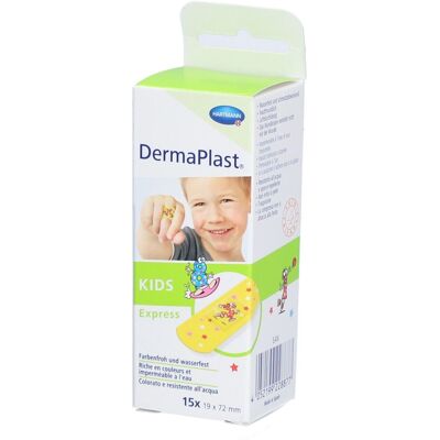 Hartmann Dermaplast® Kids Express Pansements 19 x 72 mm 15 ct Hartmann Dermaplast® Kids Express Pansements 19 x 72 mm 15 ct