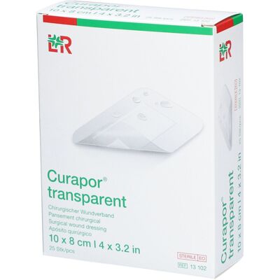 Lohmann & Rauscher Wundverband - Steril, Transparent, 8x10cm - 25 St Lohmann & Rauscher Wundverband - Steril, Transparent, 8x10cm - 25 St