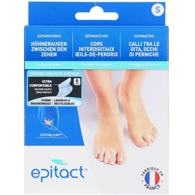 Epitact® Separatoren S bei Hühneraugen zwischen den Zehen 6 ct Epitact® Separatoren S bei Hühneraugen zwischen den Zehen 6 ct