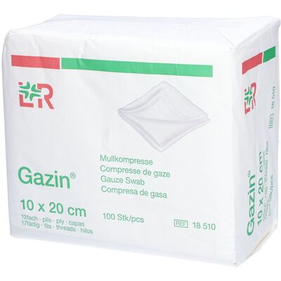 Gazin Mullkompressen 10x20cm 100 ct Gazin Mullkompressen 10x20cm 100 ct
