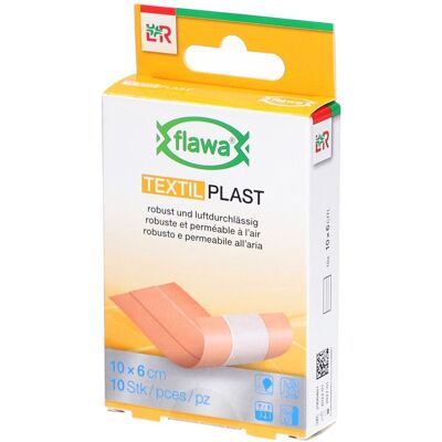 Flawa Sensitive Plast Strips 6 cm x 10 cm 10 ct Flawa Sensitive Plast Strips 6 cm x 10 cm 10 ct