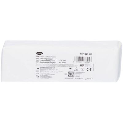 Hartmann Ivf® Faltkompresse Typ 24 5x5 cm 100 ct Hartmann Ivf® Faltkompresse Typ 24 5x5 cm 100 ct