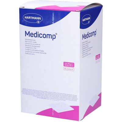 Hartmann Medicomp® Vliesstoffkompressen steril 4-fach S30 10 cm x 10 cm 5 ct Hartmann Medicomp® Vliesstoffkompressen steril 4-fach S30 10 cm x 10 cm 5 ct