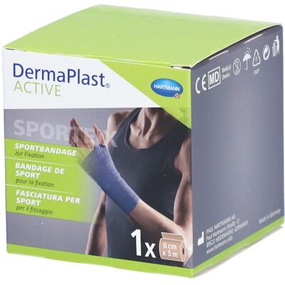 Hartmann Dermaplast® Activ Sportfix 6 cm x 5 m Blau 1 ct Hartmann Dermaplast® Activ Sportfix 6 cm x 5 m Blau 1 ct