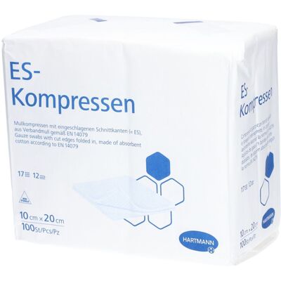 Hartmann ES-Kompressen 10 cm x 20 cm 100 ct Hartmann ES-Kompressen 10 cm x 20 cm 100 ct