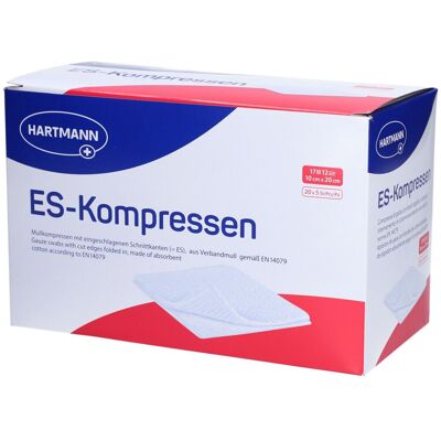 Hartmann ES Kompressen 12 Lagen 10 x 20 cm 100 ct Hartmann ES Kompressen 12 Lagen 10 x 20 cm 100 ct