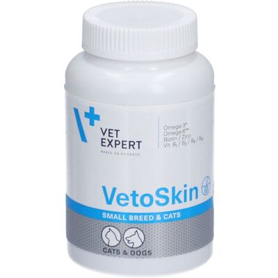 VETEXPERT Vet Expert VetoSkin – 60 Kapseln für kleine Hunde und Katzen 60 ct VETEXPERT Vet Expert VetoSkin – 60 Kapseln für kleine Hunde und Katzen 60 ct
