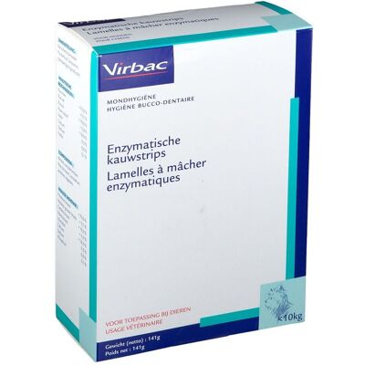 Virbac Enzymatische Kaustrips für Hunde < 10 Kg 141 g Virbac Enzymatische Kaustrips für Hunde < 10 Kg 141 g