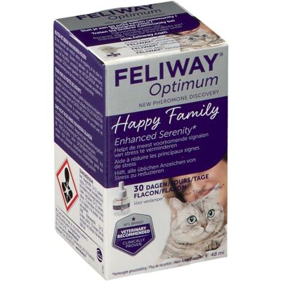 Feliway Feliway Optimum - Katzen Stressabbau Nachfüller - 48 ml Feliway Feliway Optimum - Katzen Stressabbau Nachfüller - 48 ml