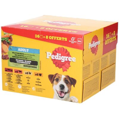 Pedigree Frischebeutel für ausgewachsene Hunde – Auswahl-Mix-Multipack 2.4 kg Pedigree Frischebeutel für ausgewachsene Hunde – Auswahl-Mix-Multipack 2.4 kg