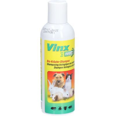 Vinx Bio-Kräuter Shampoo für Tiere mit Neem 200 ml Vinx Bio-Kräuter Shampoo für Tiere mit Neem 200 ml