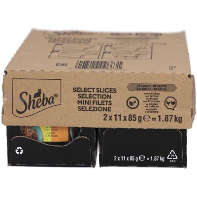 Sheba Finesse - Hühnermousse für ausgewachsene Katzen 1.87 kg Sheba Finesse - Hühnermousse für ausgewachsene Katzen 1.87 kg