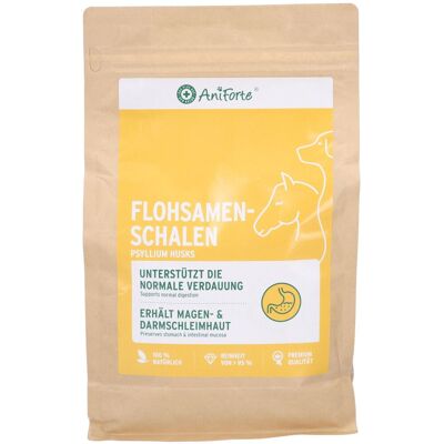 AniForte Flohsamenschalen - Verdauungshilfe für Haustiere AniForte Flohsamenschalen - Verdauungshilfe für Haustiere