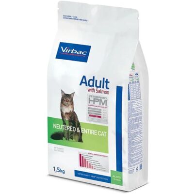 Veterinary HPM Katze Erwachsene Kastriert & Ganz Lachs – Virbac 1.5 kg Veterinary HPM Katze Erwachsene Kastriert & Ganz Lachs – Virbac 1.5 kg